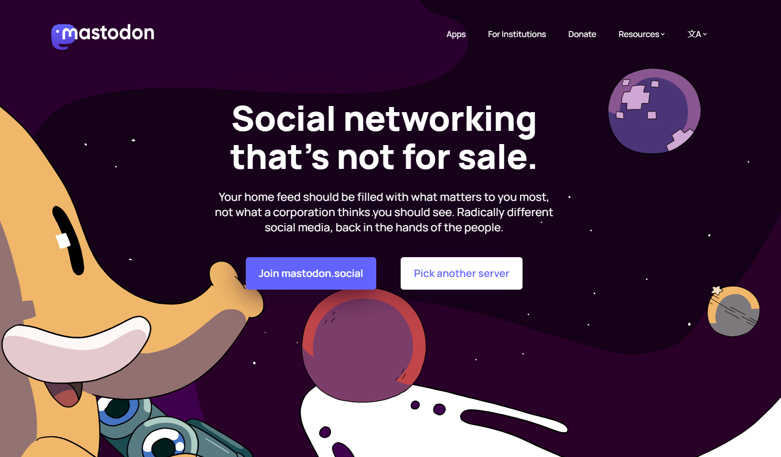 Top 5 Free Social networking Open-Source software Mastodon
