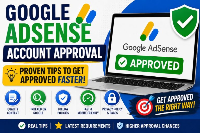 Google AdSense Account Approval