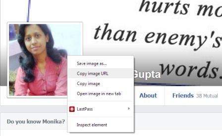 How to View Locked Facebook Private Profile Picture in Large