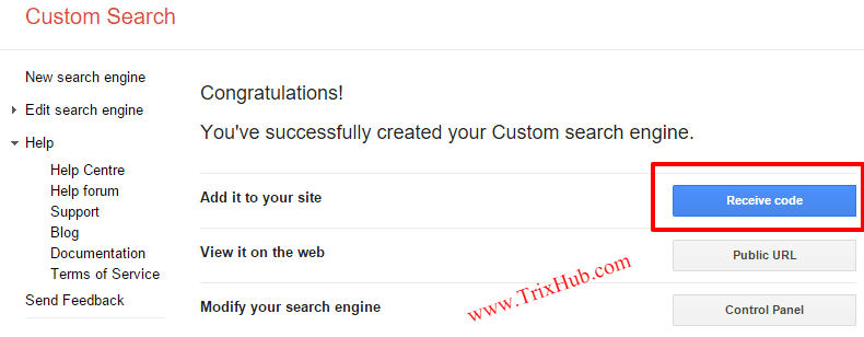 custom search engine