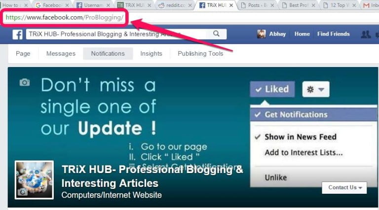 How to Change Facebook Profile & Page Username