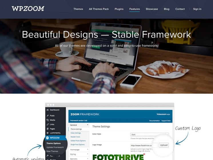 wpzoom theme framework