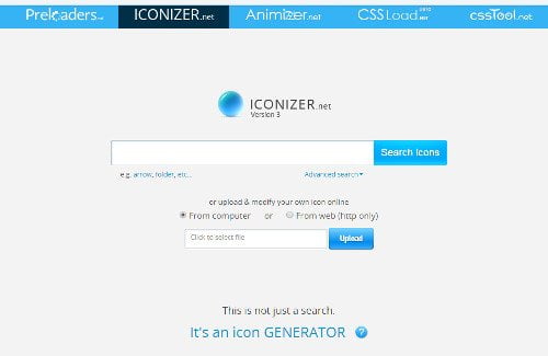 Iconizer.net Icon generator and Maker