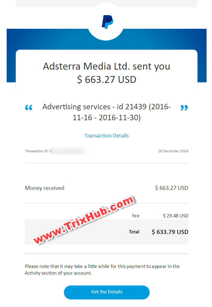 adsterra payment proof
