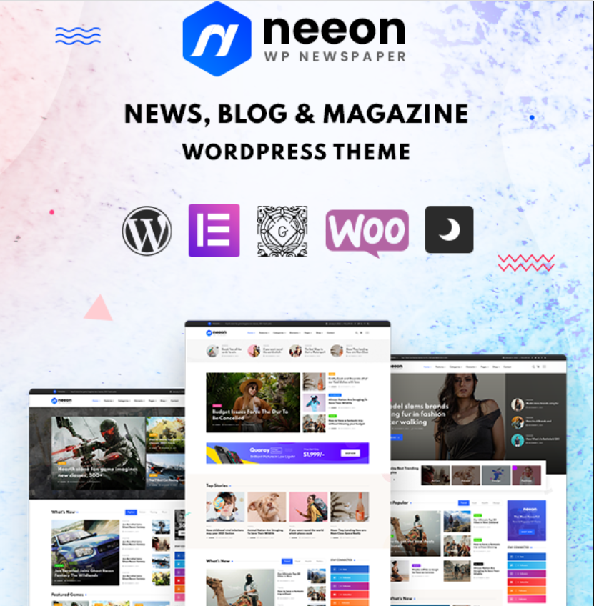 neeon wordpress theme