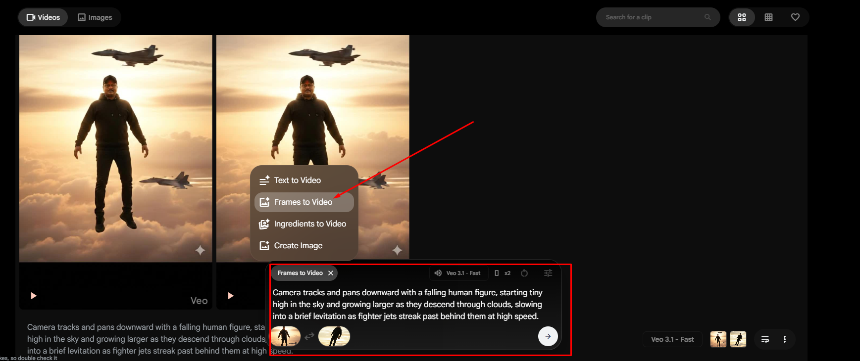 How to Create Viral Sky Fall AI Video Easily and Edit sky fall ai video