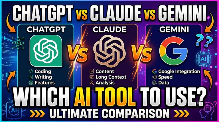 ChatGPT vs Claude vs Gemini